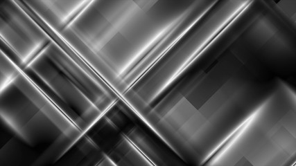 Dark grey abstract smooth stripes background