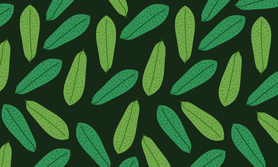Dark Leafy Background