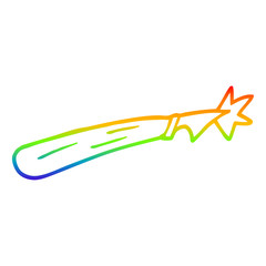 rainbow gradient line drawing cartoon craft knife