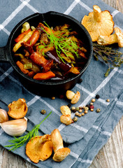 Roasted Chanterelles Ragout