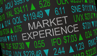 Market Experience Economic Financial Success Strategy 3d Illustration