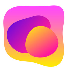 Abstract gradient colored pattern background. Fluid elements for design birthday party card, shop sale advertising, summer rest poster, night club t shirt, bag print etc.