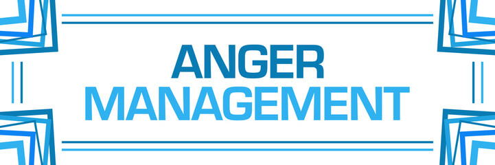 Anger Management Blue Random Borders Horizontal 