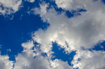 Dramatic sky background with gray clouds