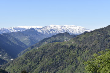 Obraz premium view of the mountains
