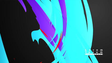 Colorful geometric backgrounds. Simple form composition. Eps10 vector template