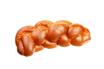 Sweet wicker challah for Shabbat