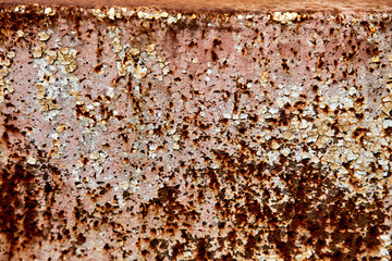 Closeup Macro Patterns Colors Decay Rust Wall