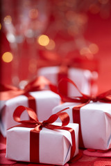presents for Valentine day, holiday concept