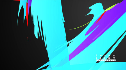 Colorful geometric backgrounds. Simple form composition. Eps10 vector template