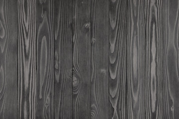 Black painted wood board texture background. 
