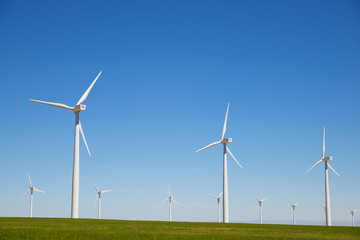 Fototapeta premium Wind energy concept