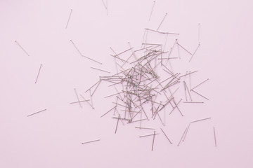 Pile of sharp needles