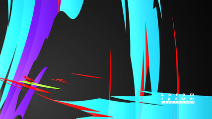 Colorful geometric backgrounds. Simple form composition. Eps10 vector template