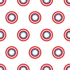 Seamless pattern with stars. Background with american signs