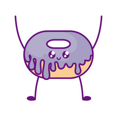 fresh and delicious donut kawaii