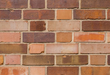 Red Mixed Brick Wall Pattern