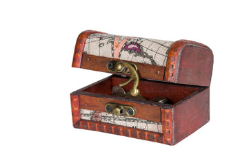 casket  isolated on white background