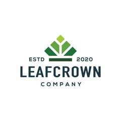 Leaf logo design vector. Universal leaf logo.