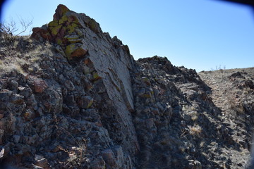 Near the Uybat river.Khakassia.