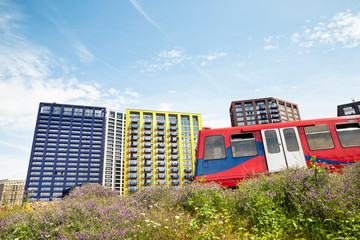 High-rise multi apartments building structures estate