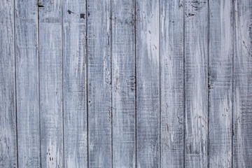 Background texture of old white painted wooden lining boards wall