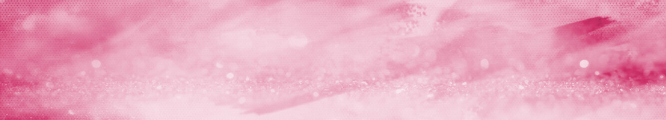 Fototapeta premium Abstract Panoramic Pink Glitter Background