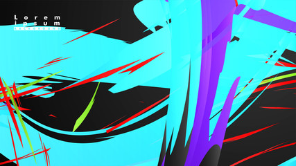 Colorful geometric backgrounds. Simple form composition. Eps10 vector template