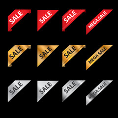 Sale and special offer tag, price tags, Sales Label, Vector illustration.