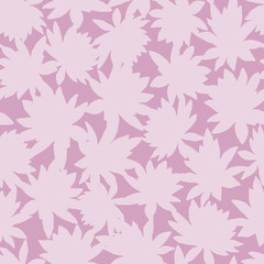 Vector abstract seamless pattern with flowers. Floral wallpaper with cute pink flowers, great for gift wrap, cards and scrapbooking.
