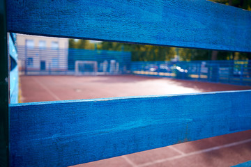 The Beautiful background of the sports field