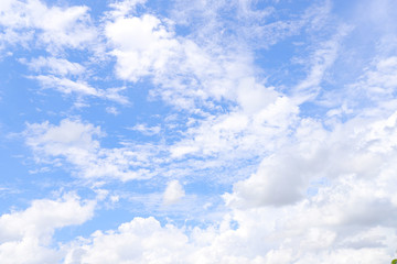 blue sky with clouds