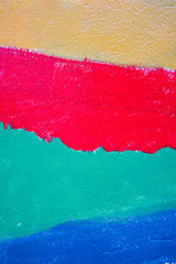 Colorful painted wall background or texture in Maldives