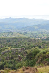 Obraz premium Magnificent Views Of The Infinite Valley In The Natural Park Of Cabarceno Old Mine Of Extraction Of Iron. August 25, 2013. Cabarceno, Cantabria. Holidays Nature Street Photography Animals Wildlife