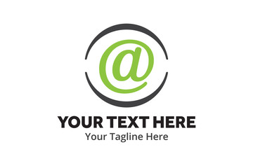 unique email message simple logo creative design in flat style with color . email message logo creative design for apps and identity business