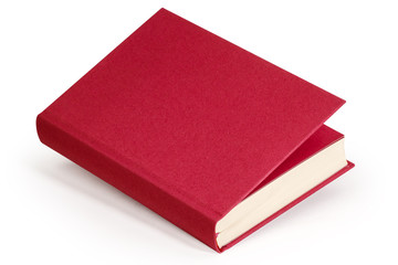 Claret blank book - clipping path