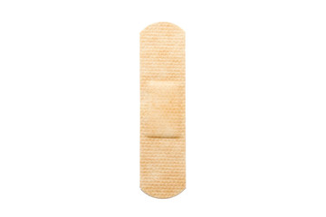 Adhesive plaster isolated on white