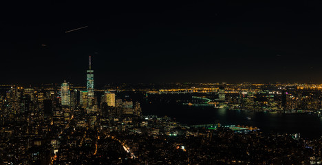 Fototapeta na wymiar New york in darkness
