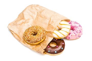 Delicious and beautiful fresh donuts