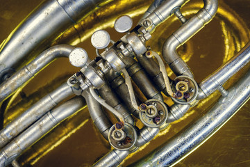 Detail of French horn