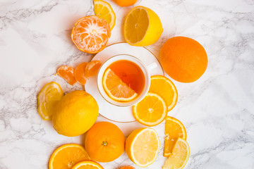 Citrus fruits and cocktails