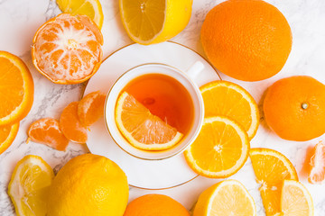 Citrus fruits and cocktails