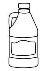 laundry wash and cleaning icons in black and white