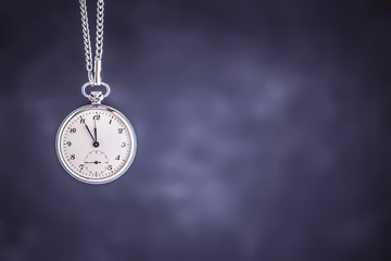 Pocket Watch like Time Passing Concept. Deadline, Running Out of Time and Urgency.