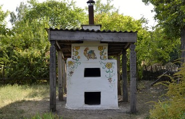 House hur Ukraine old stove