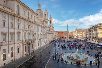 Piazza Navona, panoramic view