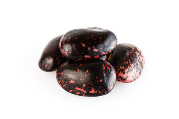 Kidney beans isolated on white background. Close-up. Full depth of field.