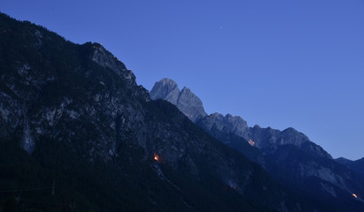 Sommersonnenwende, Bergfeuer, Herz-Jesu-Feuer, Herz, Jesu, Jesus, Feuer, Gelübde, Tirol, Osttirol,...