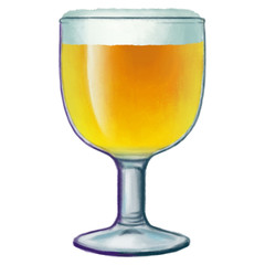 A goblet. A glass for ales, belgian ales, india pale ales. 
