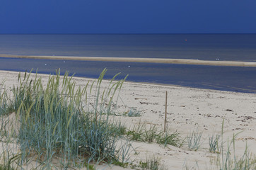 Fototapeta na wymiar Sand dunes at beach.